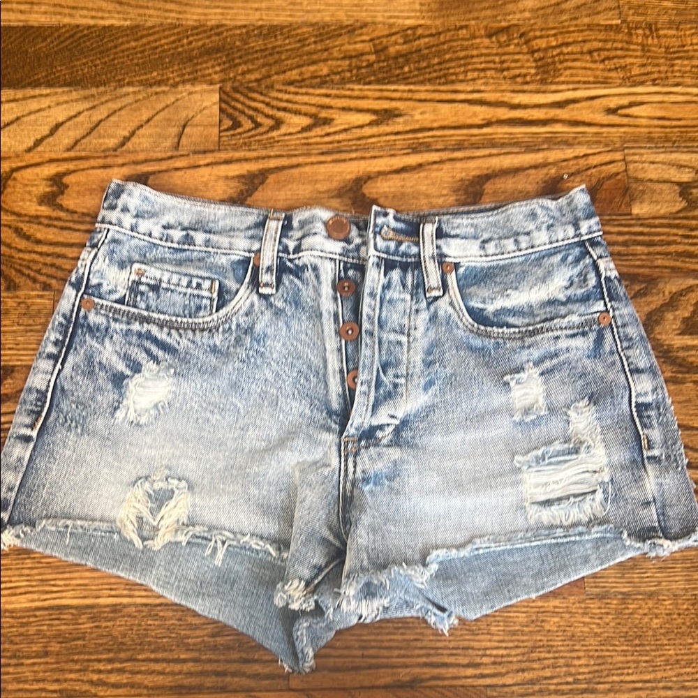 BlankNYC short Denim Distressed Women's Shorts size 25